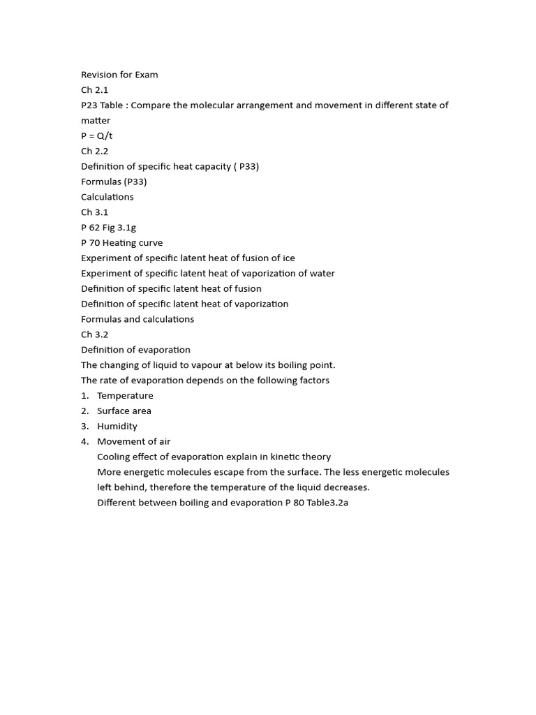 Revision For Physics Ast Work Book1 | PDF
