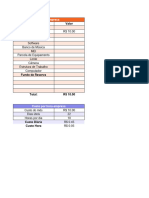 Calculadora de Custos