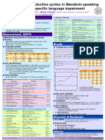 Chen - Cheung - Measuring Productive Syntax in Mandarin SLI