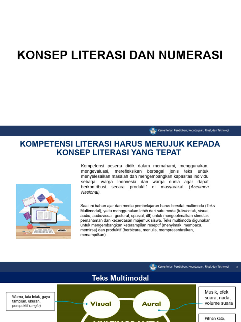 Konsep Literasi Dan Numerasi | PDF
