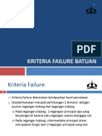 Kriteria Failure Batuan