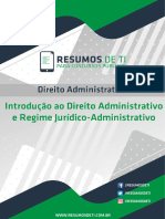 Direito Administrativo Introdução e Regime Jurídico Administrativo - v1 - 1704035433