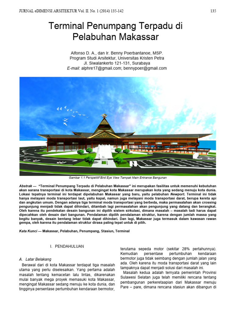 Terminal Penumpang Terpadu Makassar | PDF