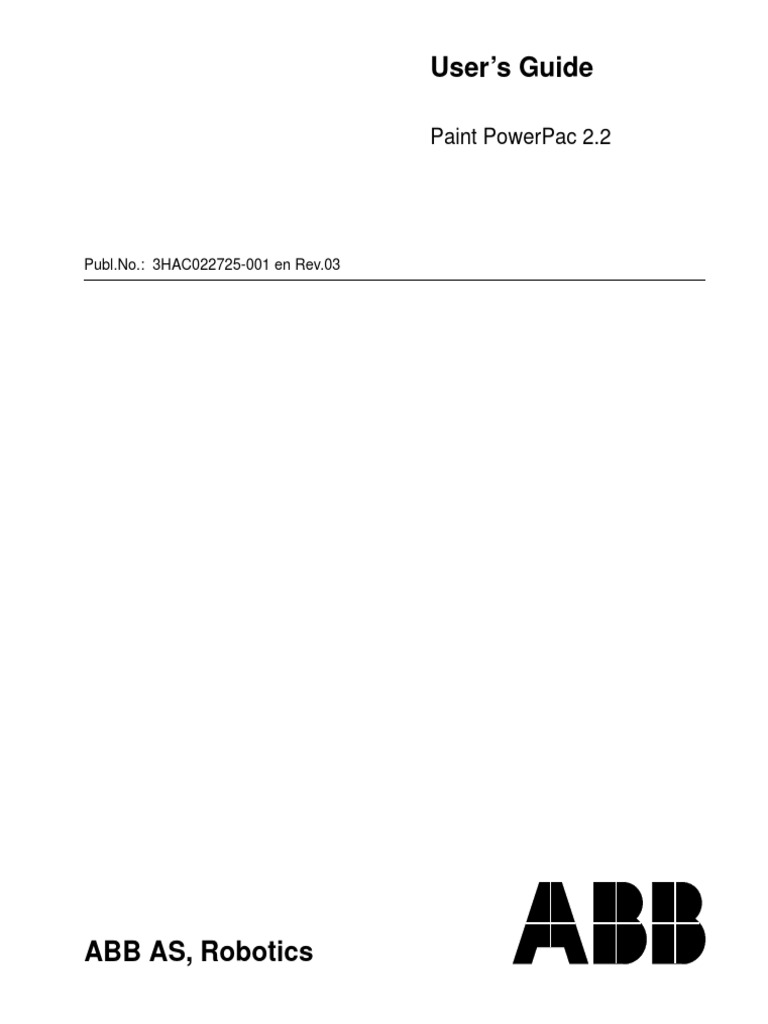 Paint - PowerPac - 2.2 - Users - Guide - English Abb | PDF