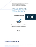 Modul Ajar 4 Dasar Dasar Pemasaran