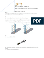 Dismantling and Installation of Racking System