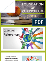 Powerpoint For Foundation of Curriculum (Social)