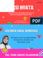 Aksi Nyata - Asesmen Awal Pembelajaran Numerasi Di Kelas Awal Adaptasi Pratham-TaRL