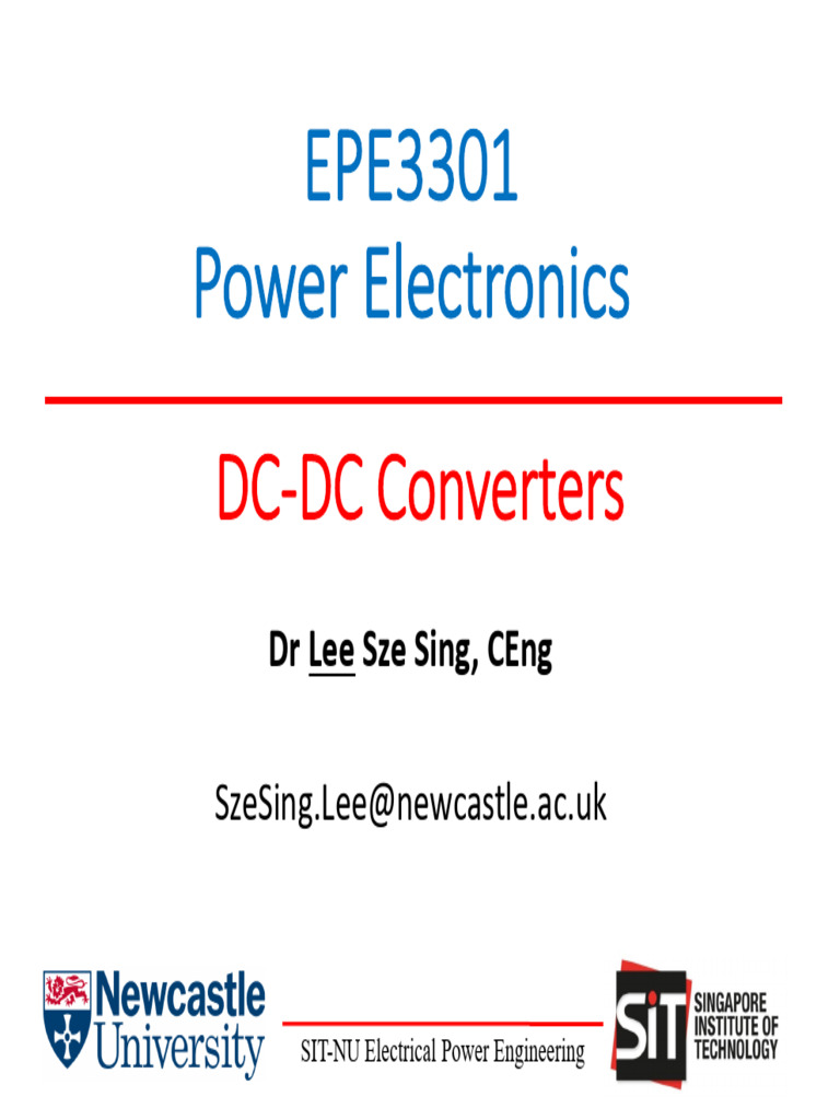 Epe3301 power electronics 3 dc dc converters pdf power