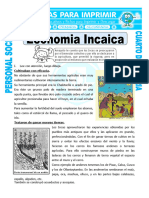 Ficha Economia Inca para Cuarto de Primaria