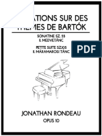 Variations On Two Themes by Bartk Opus 10