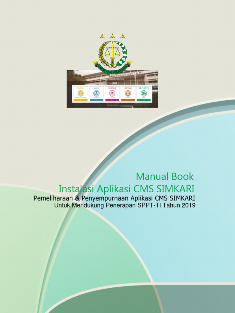Panduan instalasi aplikasi cms simkari versi 1 2 3 pdf