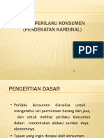 Pertemuan 4 Teori Tingkah Laku Konsumen New