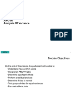 2-11 ANOVA Analysis of Variance