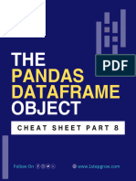 Learn Pandas Dataframe Object Cheat Sheet Part-8