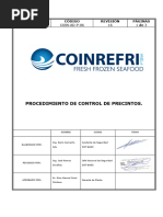 Procedimiento Control de Sellos VVTT | PDF