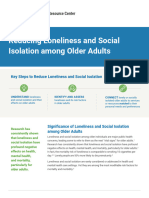 Reducing Loneliness and Social Isolation Among Older Adults