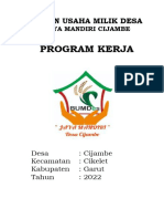 Program Kerja BUMDesa Jaya Mandiri
