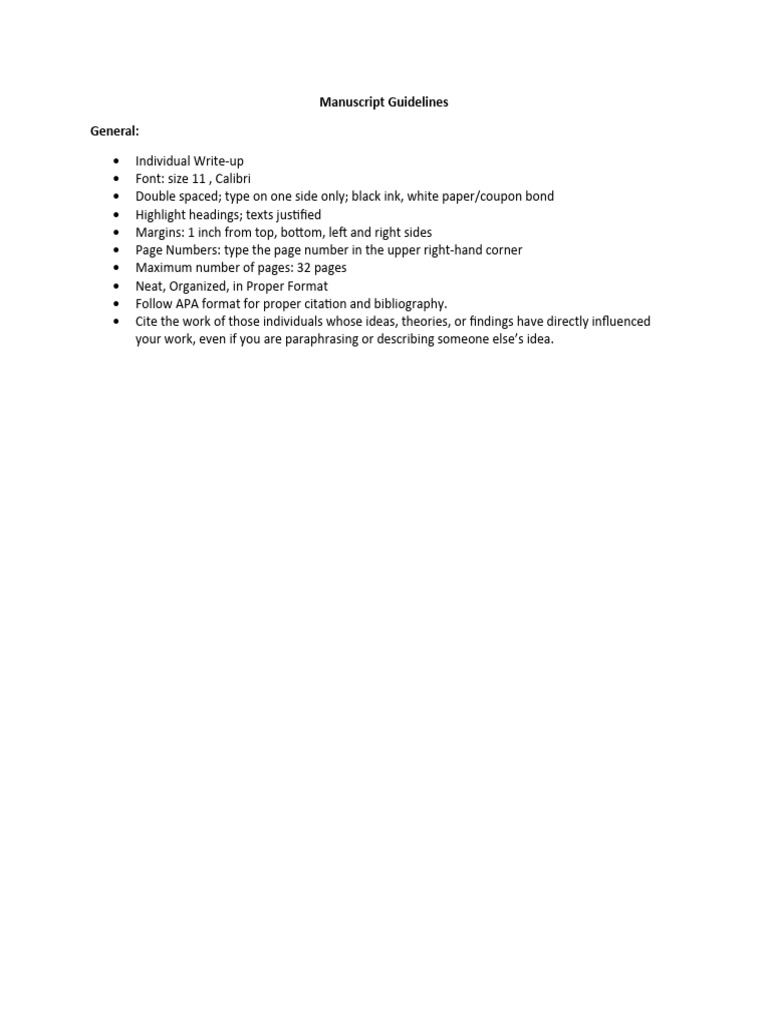 Manuscript Guidelines Pdf – Qualitative Manuscript Guidelines – AAWSBO