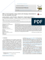 Effect of Soil Properties, Heavy Metals and Emerging Contaminants in