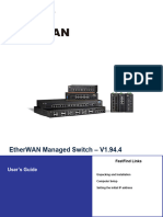 Etherwan Managed Switch - V1.94.4: User'S Guide