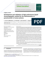 Development and Validation of HPLC For Determination of Pyrazinamide in Human Plasma)