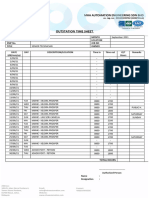 Example Time Sheet