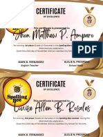 Certificate: Jhon Matthew P. Amparo