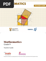 Ukuqonda Math Gr9 Teacher Guide - Compressed | PDF
