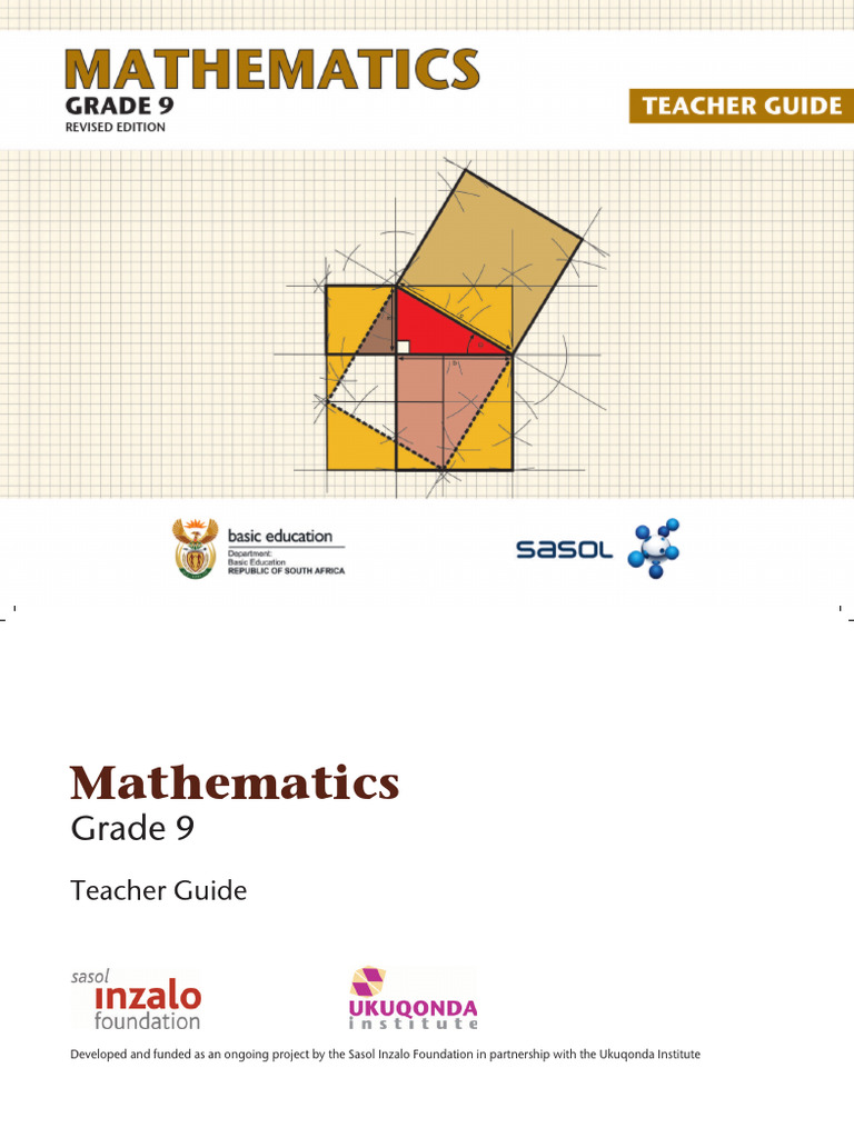Ukuqonda Math Gr9 Teacher Guide - Compressed | PDF
