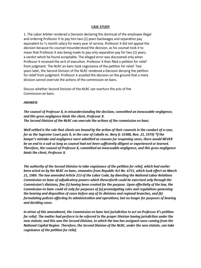 NLRC Jurisdiction in Labor Cases | PDF | Employment | Labour Law
