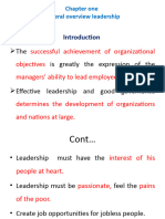 Leadership Chapter 1