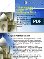 Sistem Pengurusan Integratif Masjid Imaf2019