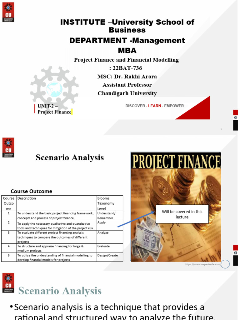 Lecture 4 Scenario Analysis | PDF | Scenario Planning | Risk