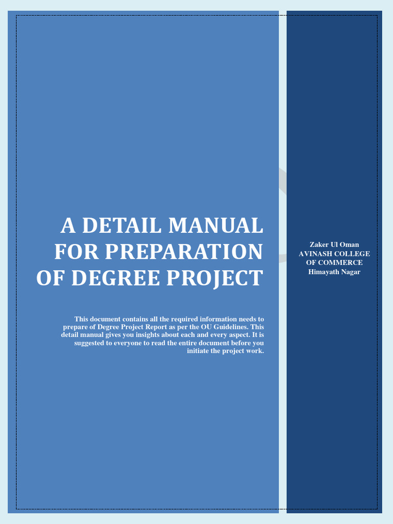 Acc htn degree project guidelines pdf methodology data