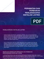 Perawatan Dan Perbaikan Sistem Kelistrikan