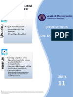 Ünite: Çocuk Ve Oyun Doç. Dr. Sinan KOÇYİĞİT