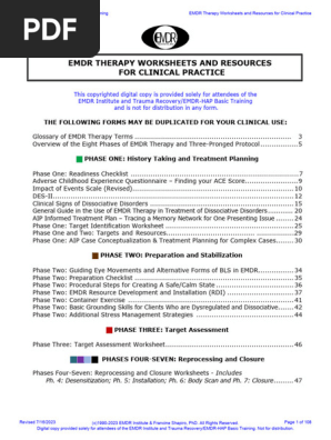 2023_EMDR Institute Basic Training Worksheets