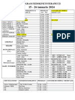 15 - 26 Ianuarie 2024