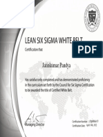 Official Certification Issued Lean