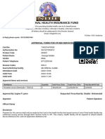 National Health Insurance Fund: Approval Form For Other Services