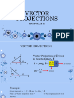 Vector Projections