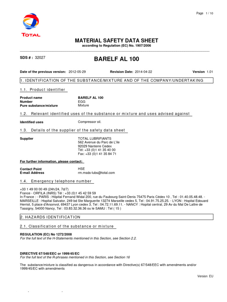 Barelf al 100 v101 pdf waste toxicity