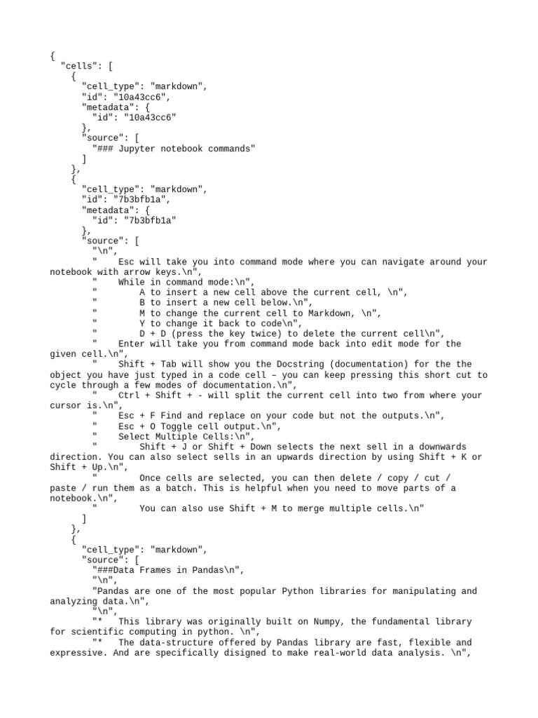 Session6 Pandas - Ipynb | PDF | Comma Separated Values | Information ...