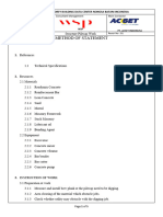 Metode Statement Structure of Pilecap Work