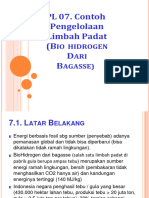 PL 07. Contoh Pengelolaan Limbah Padat (Pemanfaatan Bagasse)