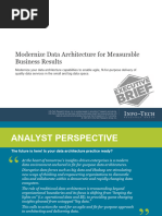 It Modernize Data Architecture For Measurable Business Results Executive Brief