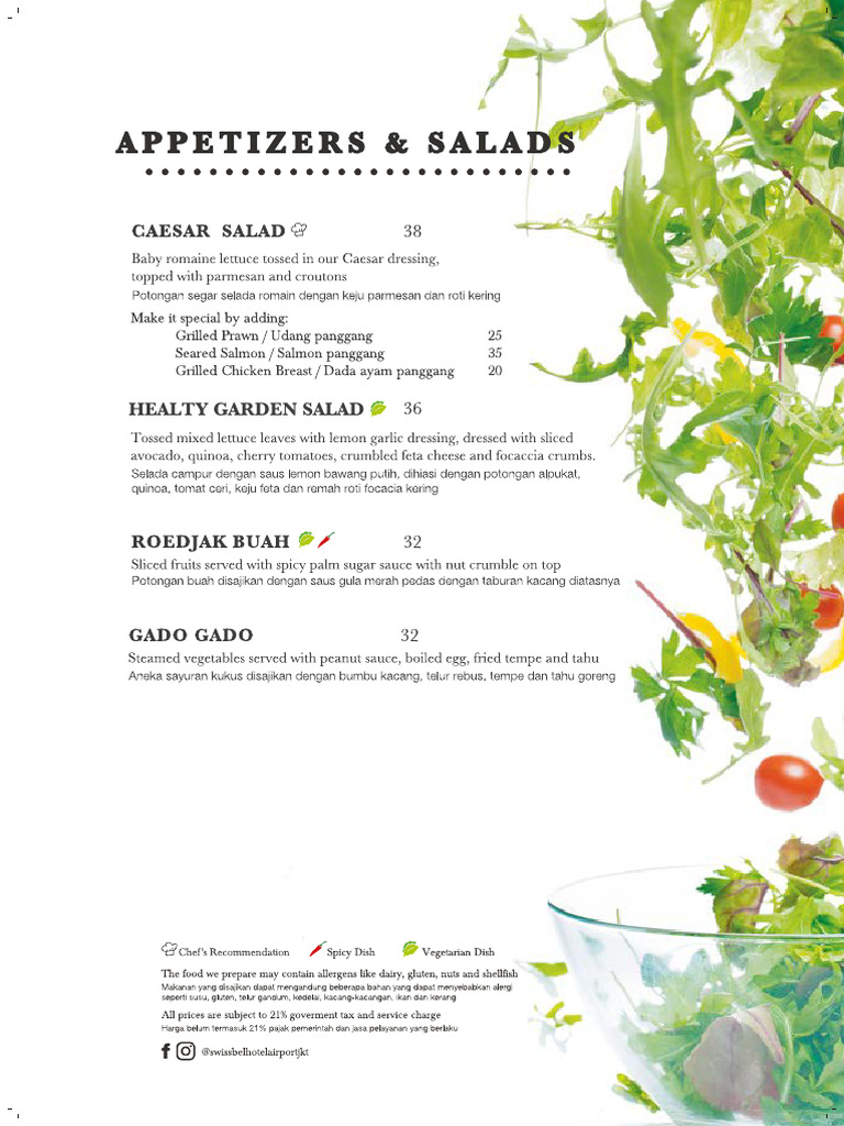 Swiss Café Restaurant Menu Overview | PDF | Non Alcoholic Drinks ...