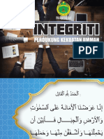 Integriti Pendukung Kekuatan Ummah