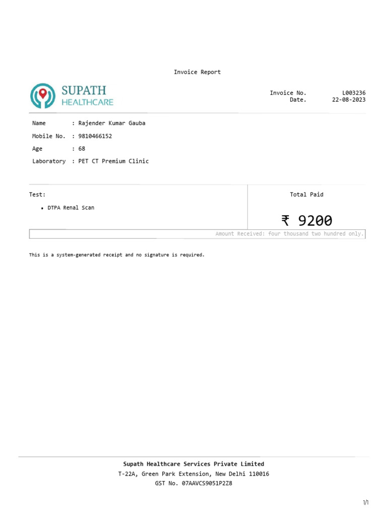 Medical invoice pdf pdf
